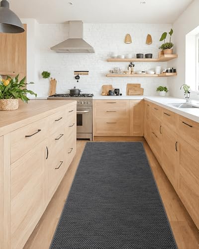 Color G Tappeto Cucina Antiscivolo Lavabile, Tappeti Cucina Tessuto, Passatoia Cucina Assorbente, Tappeto Runner Facile da Pulire, Tappeti per Cucina, Sala da Pranzo, Lavanderia (Beige, 43x120cm)