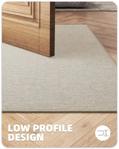 Color G Tappeto Cucina Antiscivolo Lavabile, Tappeti Cucina Tessuto, Passatoia Cucina Assorbente, Tappeto Runner Facile da Pulire, Tappeti per Cucina, Sala da Pranzo, Lavanderia (Beige, 43x120cm)
