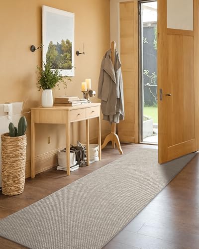 Color G Tappeto Cucina Antiscivolo Lavabile, Tappeti Cucina Tessuto, Passatoia Cucina Assorbente, Tappeto Runner Facile da Pulire, Tappeti per Cucina, Sala da Pranzo, Lavanderia (Beige, 43x120cm)