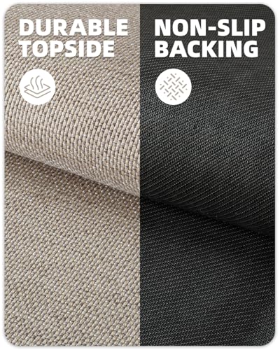Color G Tappeto Cucina Antiscivolo Lavabile, Tappeti Cucina Tessuto, Passatoia Cucina Assorbente, Tappeto Runner Facile da Pulire, Tappeti per Cucina, Sala da Pranzo, Lavanderia (Beige, 43x120cm)