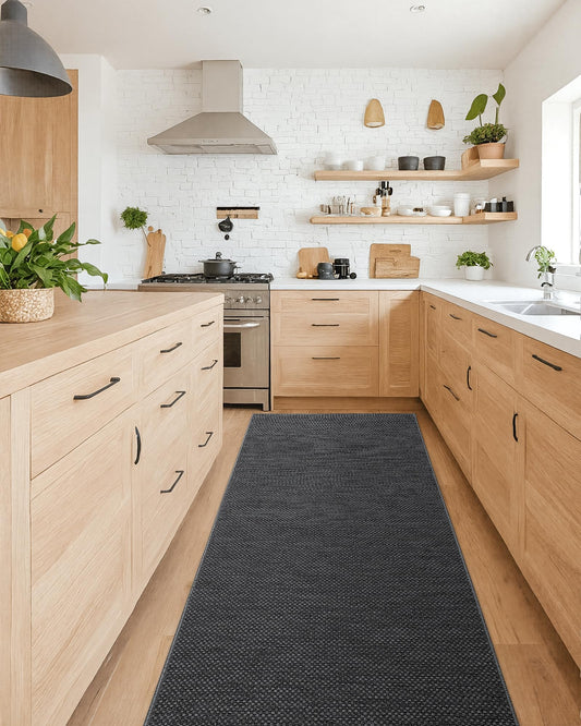 Color G Tappeto Cucina Antiscivolo Lavabile, Tappeti Cucina Tessuto, Passatoia Cucina Assorbente, Tappeto Runner Facile da Pulire, Tappeti per Cucina, Sala da Pranzo, Lavanderia (Beige, 43x120cm)