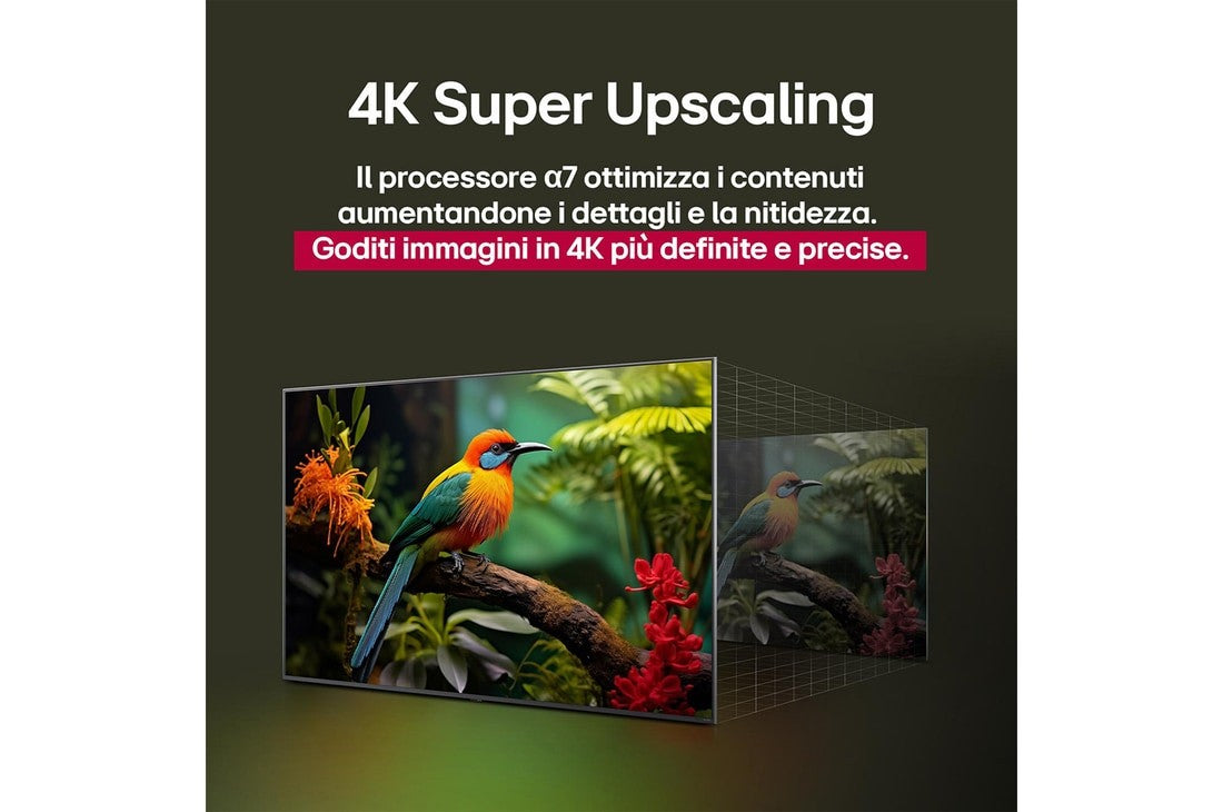 LG TV 55UA73006LA 55 pollici webOS UHD AI UA73 4K Smart TV 2025